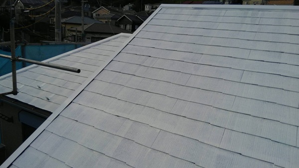 神奈川県三浦市|屋根塗装・外壁塗装施工中⑥エポラオールプライマーで屋根を下塗り (3)