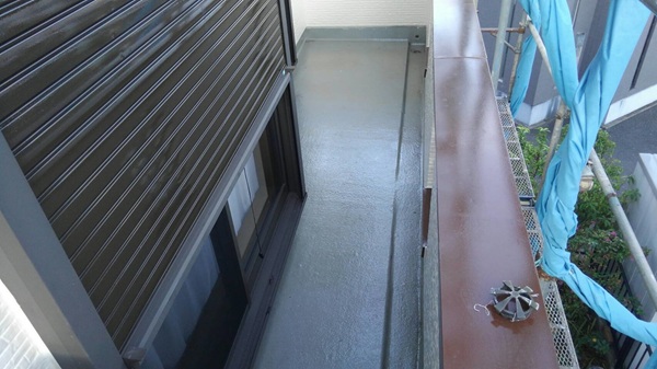 神奈川県三浦市|屋根塗装・外壁塗装施工中㉒トップコート塗り替え完了 (3)