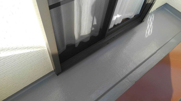 神奈川県三浦市|屋根塗装・外壁塗装施工中㉒トップコート塗り替え完了 (1)
