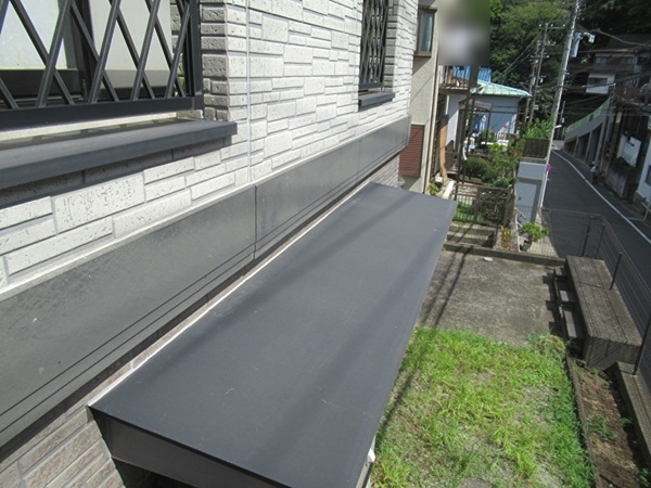 神奈川県三浦郡葉山町・現場調査⑥帯板、庇、ポストの劣化症状 (2)