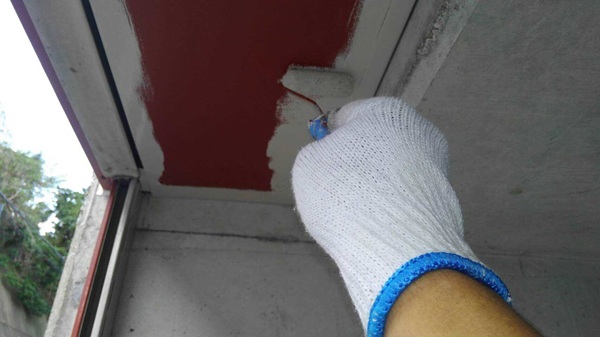 神奈川県三浦郡葉山町｜屋根塗装・外壁塗装⑪シャッター、庇塗装完了 (2)