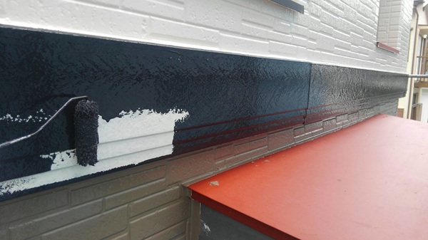 神奈川県三浦郡葉山町｜屋根塗装・外壁塗装⑫帯板塗装(外壁を区切る仕切り) (3)