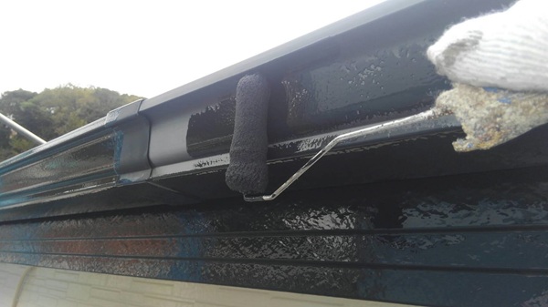 神奈川県三浦郡葉山町｜屋根塗装・外壁塗装⑬軒先の横板、鼻隠し塗装 (3)