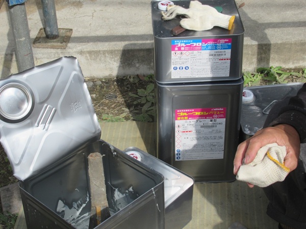 神奈川県三浦郡葉山町|屋根塗装・外壁塗装⑯塩ビシート機械固定工法仕上げ (3)