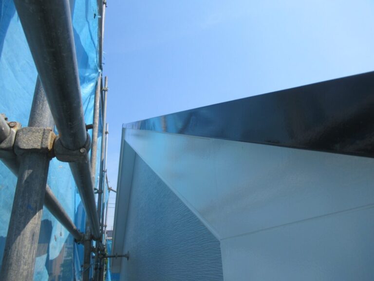 神奈川県鎌倉市|外壁塗装・屋根塗装⑨破風板、鼻隠し、雨樋、笠木塗装 (2)