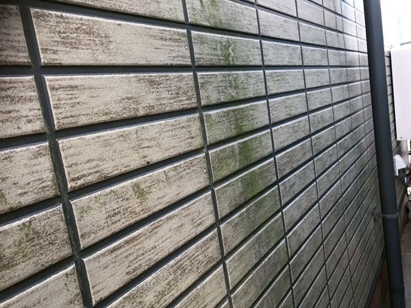 神奈川県逗子市|屋根塗装・外壁塗装①業務用高圧洗浄で汚れやコケを洗い流しました (2)