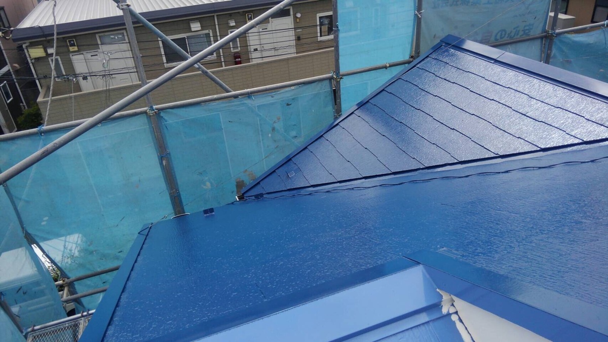 神奈川県逗子市|屋根塗装・外壁塗装⑤屋根仕上げ(リリーフNADシリコン使用) (4)