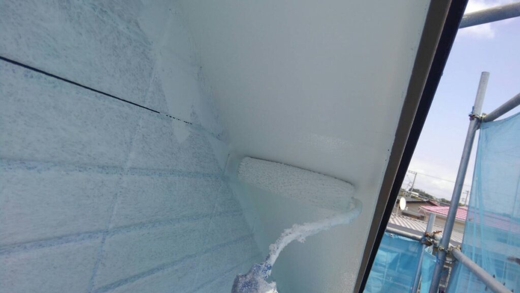 神奈川県逗子市|屋根塗装・外壁塗装⑥軒天塗装 (4)